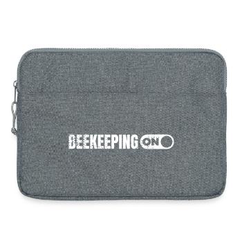 Imker sein - Laptoptasche 15" - Grau meliert - Vorne