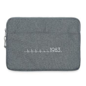 Heartbeat 1983 Vintage - Laptop bag 15" - heather grey - Front