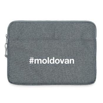 MOLDOVAN Moldawien Hashtag - Laptoptasche 15" - Grau meliert - Vorne