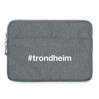 TRONDHEIM Norvège Norge Norwegen - Sacoche pour ordinateur portable 15 pouces - gris chiné - Devant