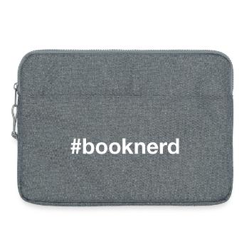 hashtag de nerd du livre - Sacoche pour ordinateur portable 15 pouces - gris chiné - Devant