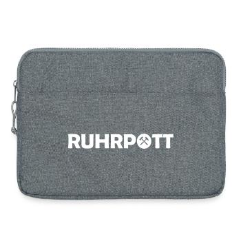 Ruhrpott - Dat hat wat mittn Herz zu tun - Zeche - Laptoptasche 15" - Grau meliert - Vorne