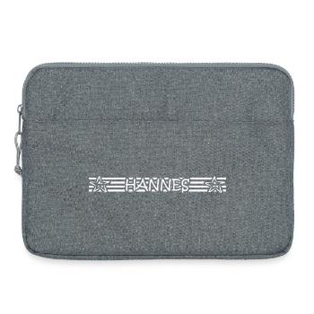 Hannes - Sacoche pour ordinateur portable 15 pouces - gris chiné - Devant