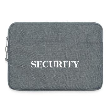 Sicherheit - Laptoptasche 15" - Grau meliert - Vorne