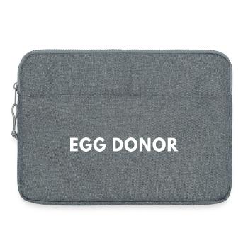 Stolzer Eispender - Laptoptasche 15" - Grau meliert - Vorne
