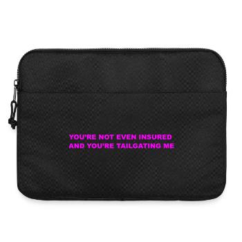 Road Joke - Laptop bag 15" - black - Front