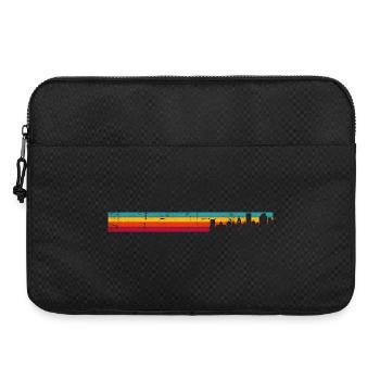 Kingston upon hull skyline retro - Laptoptasche 15" - Schwarz - Vorne
