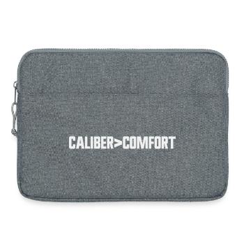 Kaliber vor Komfort – Verdecktes Tragen gemäß 2. V - Laptoptasche 15" - Grau meliert - Vorne