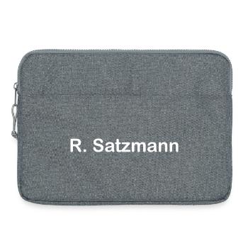 R. Satzmann - Laptoptasche 15" - Grau meliert - Vorne