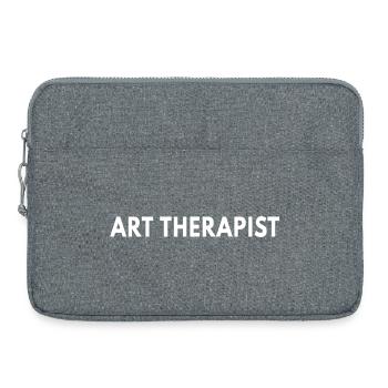 Art Therapist Shirt Creative Mental Health Gift - Laptop bag 15" - heather grey - Front