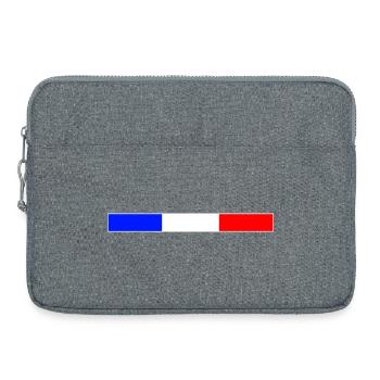 france - Sacoche pour ordinateur portable 15 pouces - gris chiné - Devant