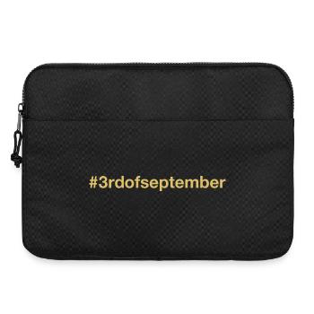 Né le 3 Septembre Anniversaire - Sacoche pour ordinateur portable 15 pouces - noir - Devant