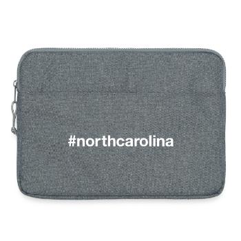 North Carolina Hashtag - Laptoptasche 15" - Grau meliert - Vorne