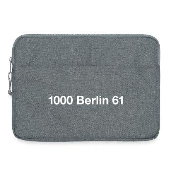 Berlin 61 Kreuzberg - Laptop bag 15" - heather grey - Front