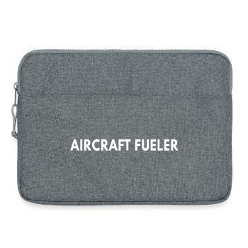 Bodenpersonal der Flugzeugbetankungsflugzeuge - Laptoptasche 15" - Grau meliert - Vorne