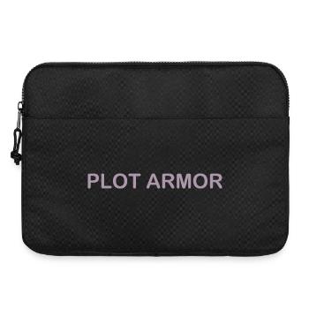 Lustige Sprüche über Plot Armor im Kino - Laptoptasche 15" - Schwarz - Vorne