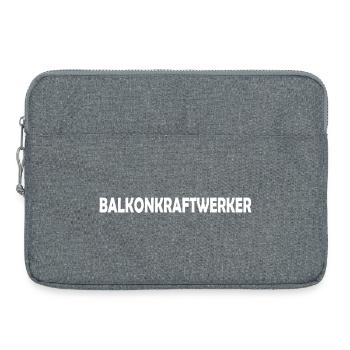 Balkonkraftwerker Solar Power ist die Zukunft - Laptoptasche 15" - Grau meliert - Vorne