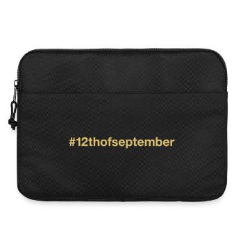 né le 12 Septembre Anniversaire - Sacoche pour ordinateur portable 15 pouces - noir - Devant