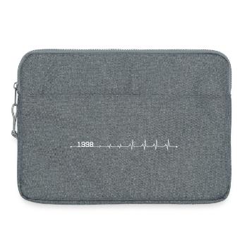 Pouls de 1998 - Sacoche pour ordinateur portable 15 pouces - gris chiné - Devant