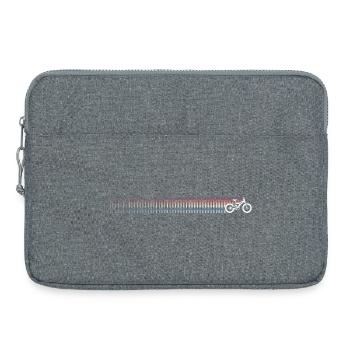 VTT Rétro - Sacoche pour ordinateur portable 15 pouces - gris chiné - Devant