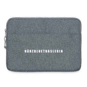 Härzbluetbaslerin, Canton of Basel, Switzerland - Laptop bag 15" - heather grey - Front