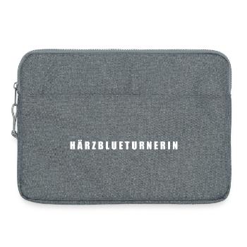 Härzbluegymnastin, Canton of Uri, Switzerland - Laptop bag 15" - heather grey - Front
