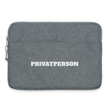 Privatperson - Laptoptasche 15" - Grau meliert - Vorne