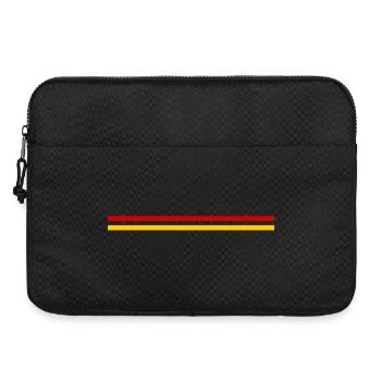 Allemagne Sports - Noir - Sacoche pour ordinateur portable 15 pouces - noir - Devant