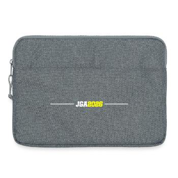 JGA 2026 - Sacoche pour ordinateur portable 15 pouces - gris chiné - Devant