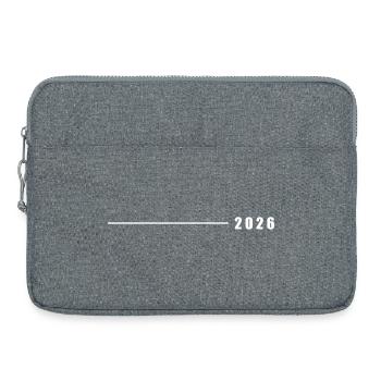 2026 Linie - Laptoptasche 15" - Grau meliert - Vorne