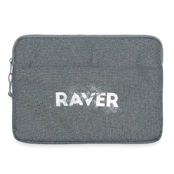 Rave grunge design , for DJ EDM Techno House - Laptop bag 15" - heather grey - Front