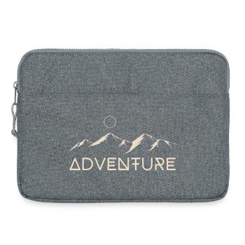 Aventure Montagnes Lune - Sacoche pour ordinateur portable 15 pouces - gris chiné - Devant