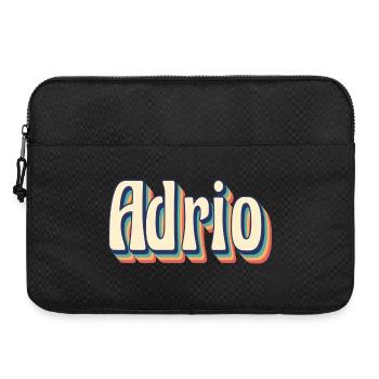 Adrio t-shirt t-shirt rétro idée cadeau vintage - Sacoche pour ordinateur portable 15 pouces - noir - Devant