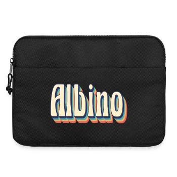T-shirt Albinos rétro vintage t-shirt idée cadeau - Sacoche pour ordinateur portable 15 pouces - noir - Devant