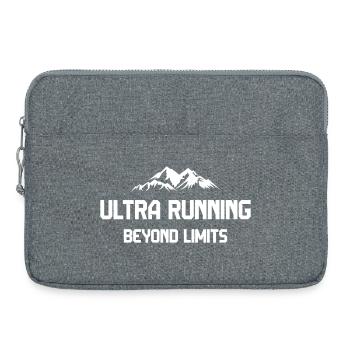 Ultra Running - Jenseits der Grenzen - Laptoptasche 15" - Grau meliert - Vorne