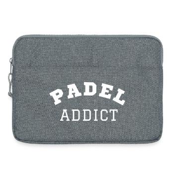 Padel Addict - Laptop bag 15" - heather grey - Front