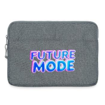 Future Mode Neon Licht - Laptoptasche 15" - Grau meliert - Vorne