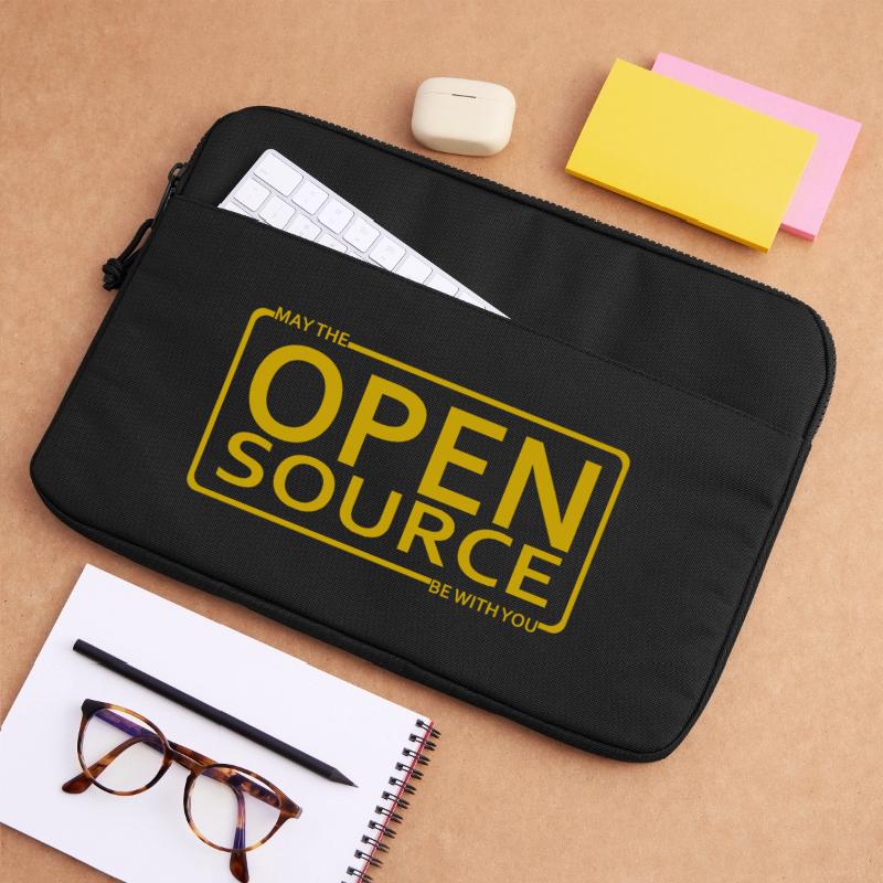 Que l’Open Source soit avec vous Sacoche pour ordinateur portable 15 pouces