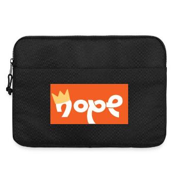 Nope Wreath Merry Logo - Laptop bag 15" - black - Front