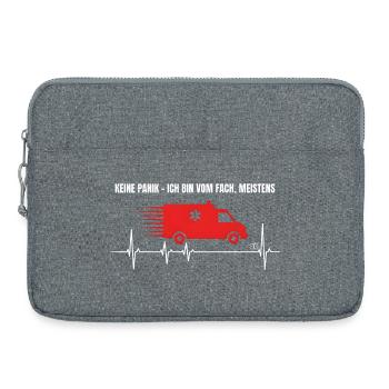 Ambulance Ambulance Rescue Service Paramedic - Laptop bag 15" - heather grey - Front
