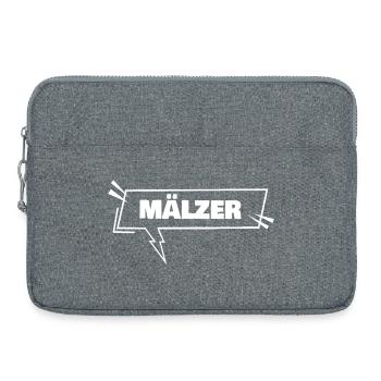 Geschenk für Maelzer - Laptoptasche 15" - Grau meliert - Vorne