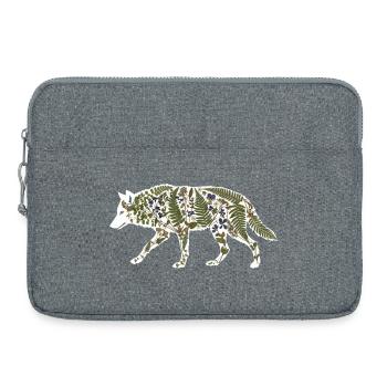 Botanique du loup - Sacoche pour ordinateur portable 15 pouces - gris chiné - Devant