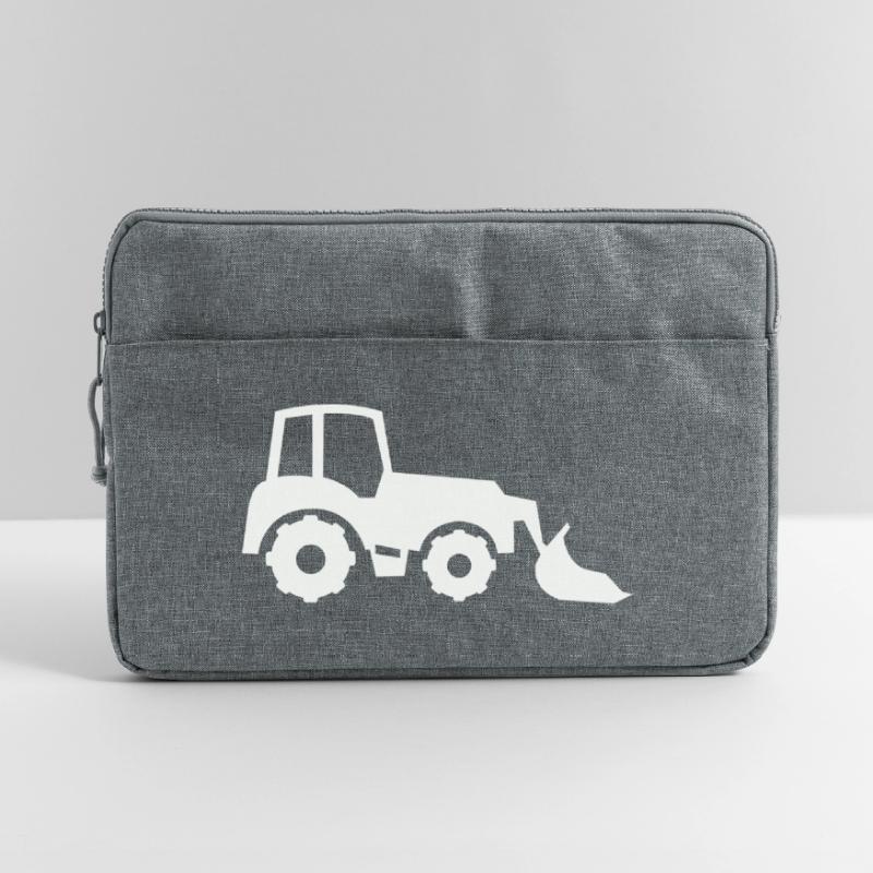Tractor Silhouette Front End Loader Laptop bag 15"