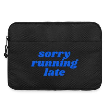 sorry running late - Laptop bag 15" - black - Front