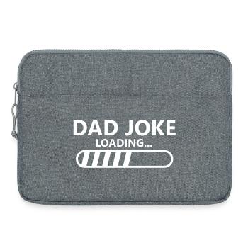 Dad Joke Loading Father's Day - Laptoptasche 15" - Grau meliert - Vorne