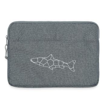 poisson - Sacoche pour ordinateur portable 15 pouces - gris chiné - Devant