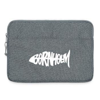 Bornholm Fisch - Laptoptasche 15" - Grau meliert - Vorne