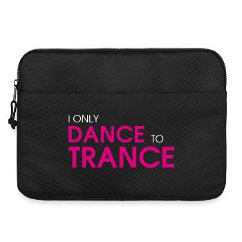 I Only Dance To Trance (pink) - Laptoptasche 15" - Schwarz - Vorne