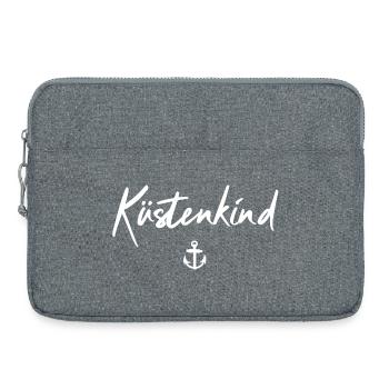 Küstenkind - Laptoptasche 15" - Grau meliert - Vorne