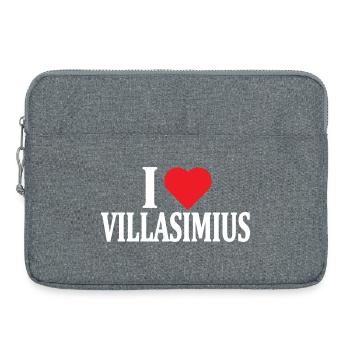 t-shirt I love Villasimius t-shirt Sardinia - Laptop bag 15" - heather grey - Front